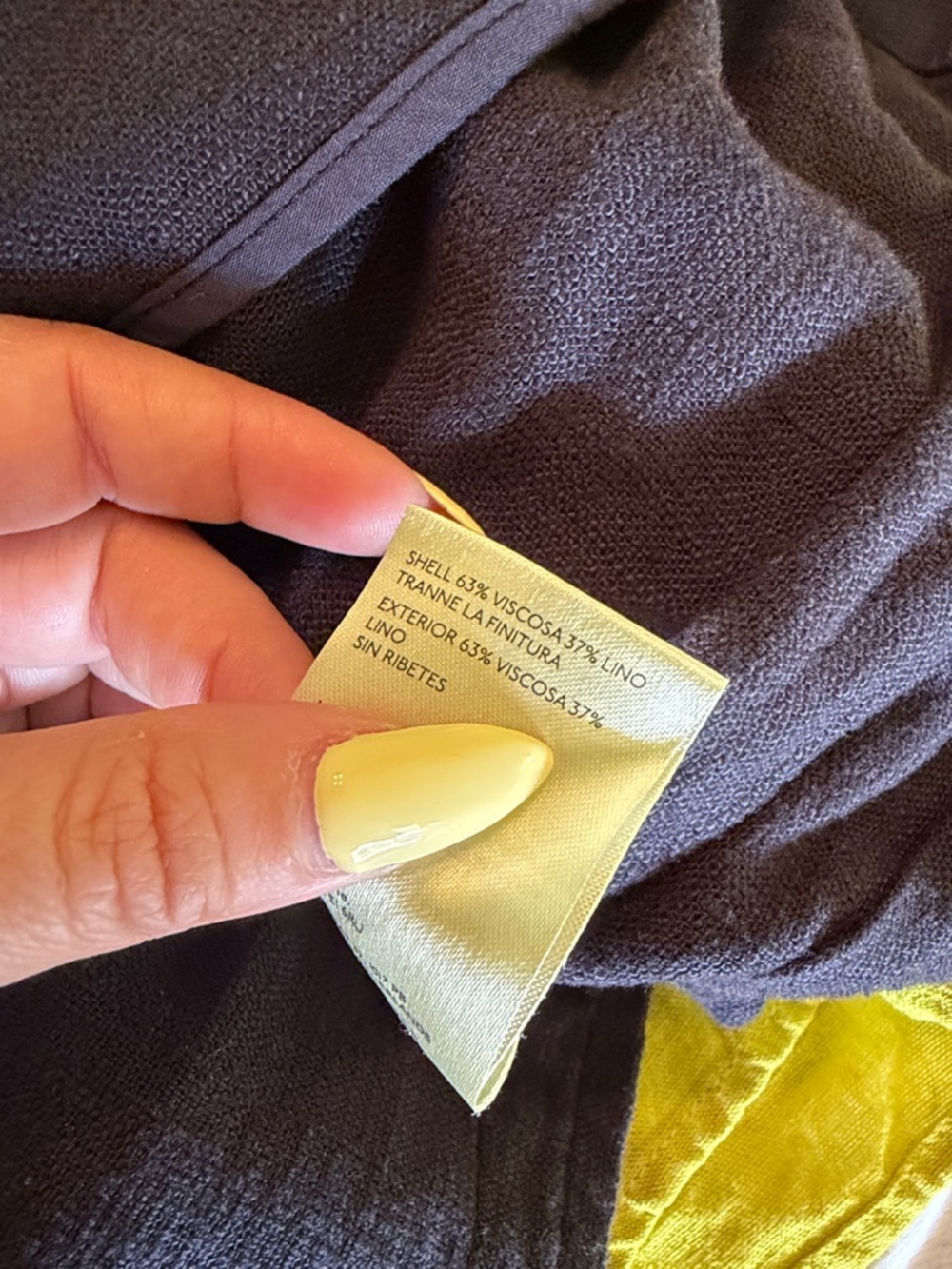 Anthropologie Washed Linen Vest - Picture 6 of 6